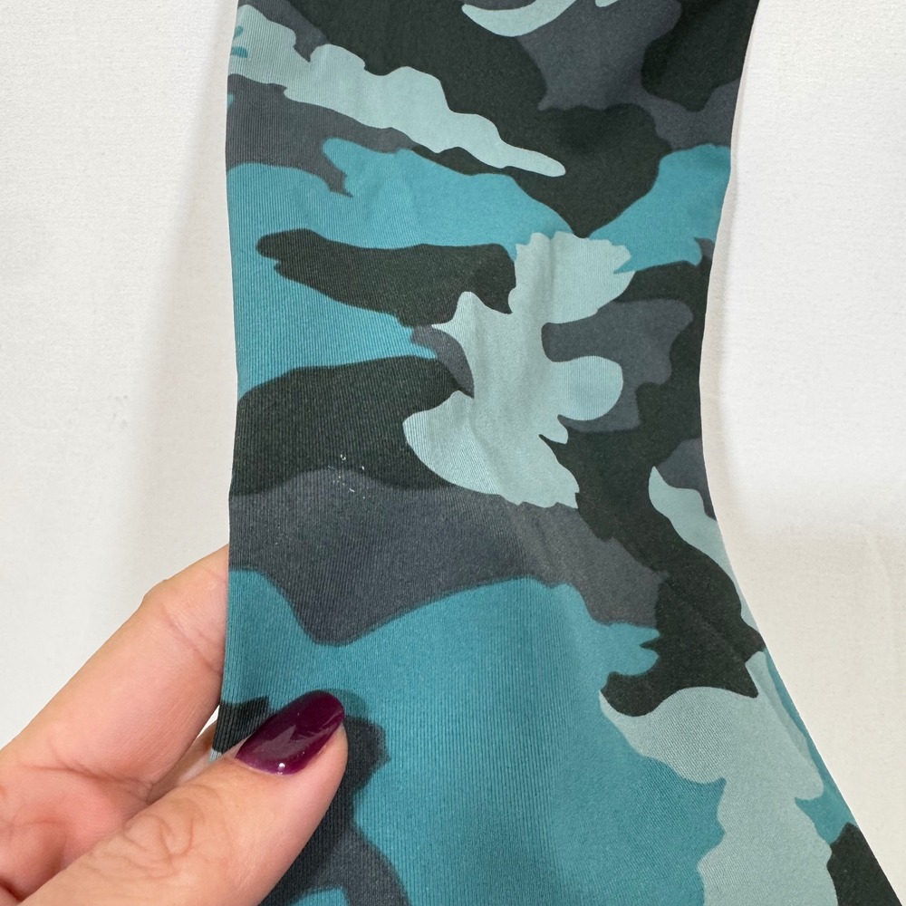 Lululemon Wunder Under High-Rise Tight 25" Teal Camo 6 Gym Yoga Athletic Workout - Picture 7 of 8